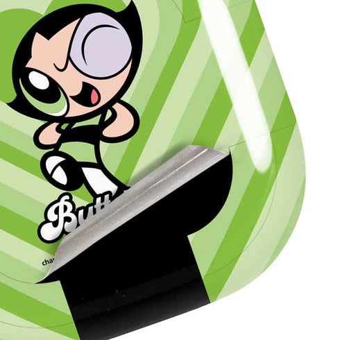 Cartoon Network Powerpuff Girls Buttercup Green Hearts Galaxy Buds Pro Skin